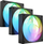 Set ventilatorë PC FURY SAI S12, 3x120mm, ARGB PWM, i zi