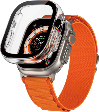 Mbrojtëse ekrani PanzerGlass Full Body për Apple Watch Ultra 2 49mm, D3O, transparente