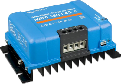 Контролер за соларно полнење Victron Energy SmartSolar MPPT 150/45, 12V 24V 48V, сина боја