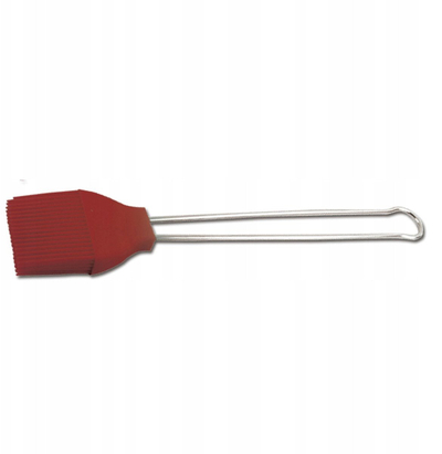 Furçë kuzhine Tom-gast, silikoni 24cm, dorezë inoksi, gri