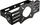 Mbajtëse sipërfaqe Inoxx HB UFO Handle FS, për projektorë LED High Bay 100W 200W, e zezë