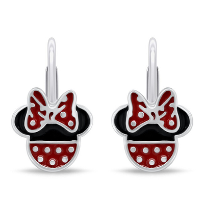 Vathë për femra Brilio Silver Minnie Mouse, të argjendtë/kuqe/zi