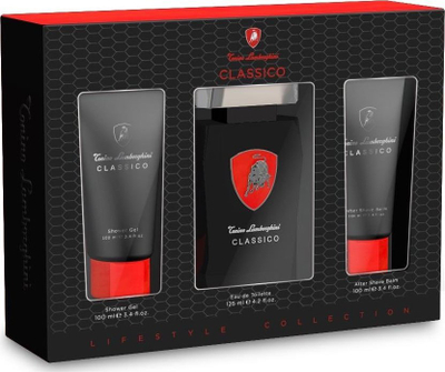 Сет мириси Ламборгини Класико Тонино Ламборгини, EDT 125ml, балсам по бричење 100ml, гел за туширање 100ml, за мажи
