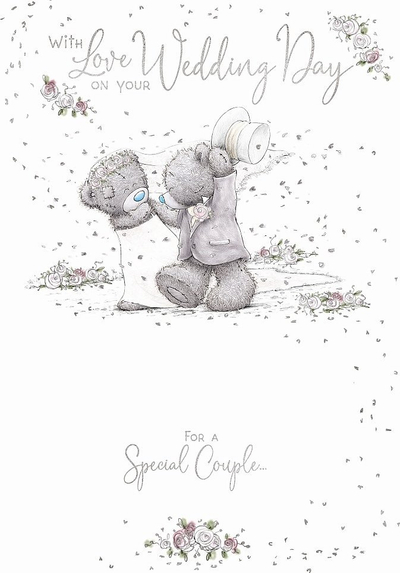 Честитка Carte Blanche Greetings Wedding Card For A Special Couple, со придружно писмо, за пар