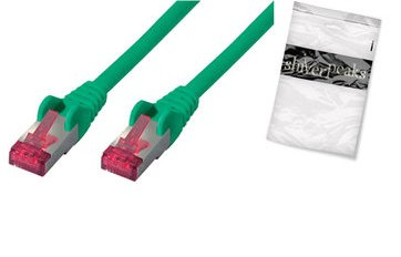 Kabllo rrjeti shiverpeaks Cat 6A S/FTP, RJ45, 30 m, e gjelbër