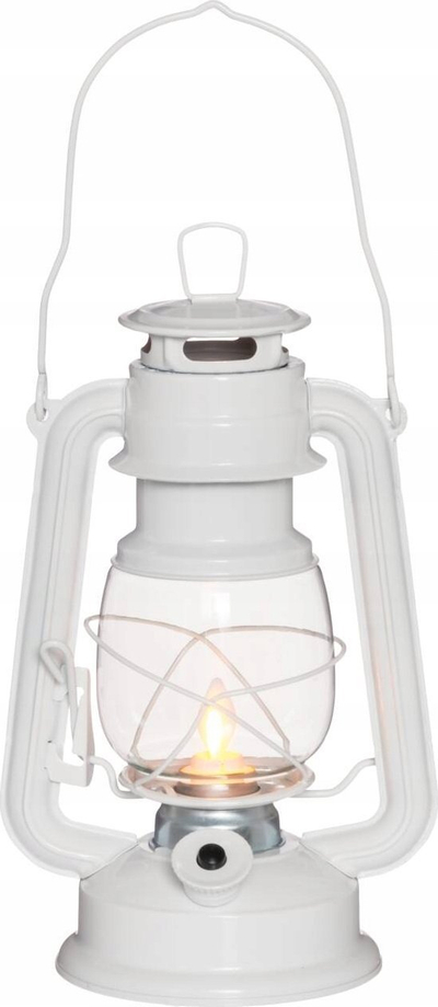 Kandil Hurricane LED, efekt flake që përdridhet, 24.5 cm, i bardhë
