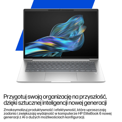 Laptop HP EliteBook 6 G1a 14, Ryzen AI, 16GB RAM, 512GB SSD, ngjyrë argjend