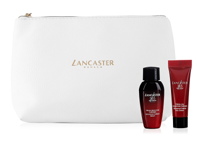Set Lancaster 365 Skin Repair, serum për fytyrë, 10 ml + krem dite, 7 ml