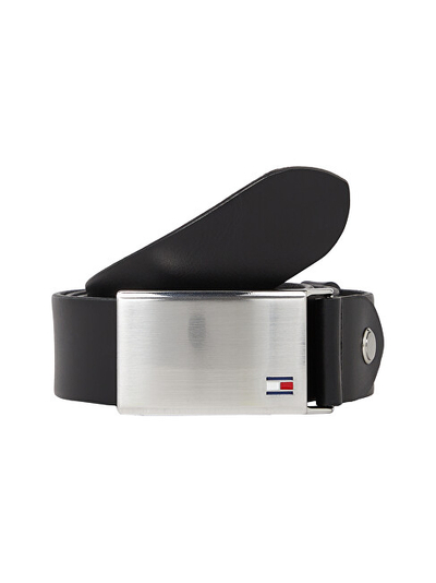 Rrip për meshkuj Tommy Hilfiger, 100cm, i zi/argjendtë