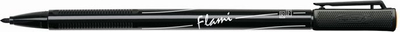 Marker Rystor Flami 445-000, majë fibër 1.0 mm, i zi