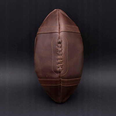 Çantë tualeti Mad Monkey American Football, lëkurë natyrale, 27.5 cm, kafe