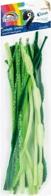 Shkopinj kreativë Fiorello, 30 cm, set me 20 copë, jeshil