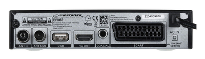 Tuner TV Esperanza EV106P, DVB T T2, HDMI USB, i zi
