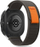 Ремен Tech-Protect Nylon за Samsung Galaxy Watch Ultra 47mm, најлон, метално закопчување, црно портокалов