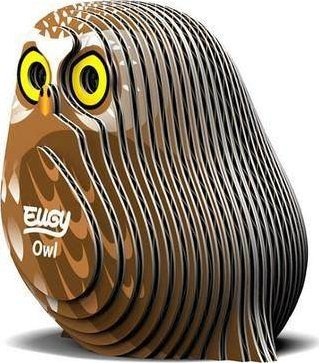 Puzzle 3D Eugy Owl, 24 pjesë, edukativ për fëmijë