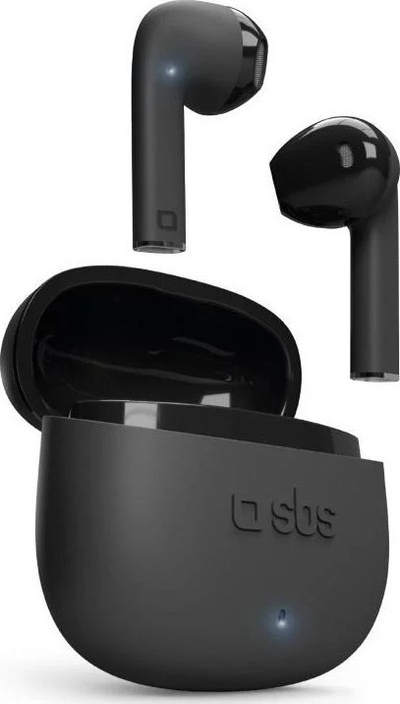 Kufje pa tela Bluetooth SBS TEEARTWSCOLK, TWS, me mikrofon, të zeza