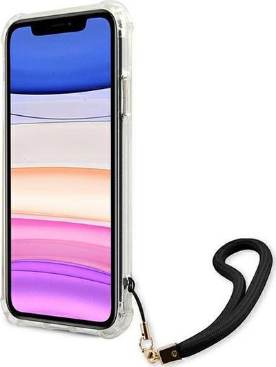 Mbrojtëse telefoni Guess GUHCN61KSARBK, për iPhone 11 6.1", kamuflazh, e zezë