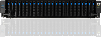 Server rack ASUS RS720A-E11-RS24U, 2U, 24x 2.5", argjend