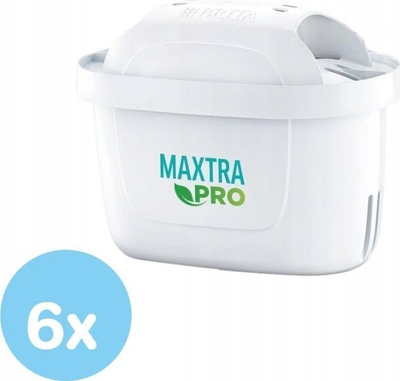 Filtër uji BRITA Maxtra Pro All-in-1, 6 copë në paketim, deri 150L, i bardhë