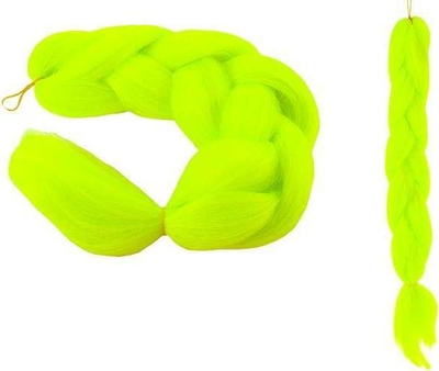 Gërsheta flokësh sintetike Neon, shumëngjyrëshe, për zgjatje flokësh