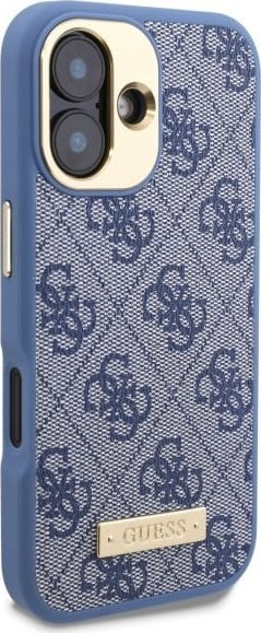 Kapak telefoni Guess GUHMP16MU4GPRB, për iPhone 16 Plus 6.7", MagSafe, blu