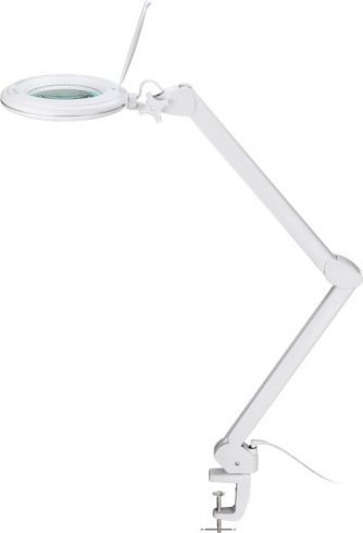 Lampë tavoline LED me zmadhues, 10W, 800 lm, e bardhë