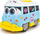 Lodër furgon DICKIE Toys ABC Sunny Surfer, freewheel, me ngjitëse, blu