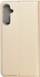 Këllëf libri Smart për Samsung Galaxy A34, me magnet, me vende për karta, ngjyrë gold