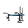 Stol për stërvitje Rebel Active RBA-2007, mban deri 220 kg, 3 pozicione rregullimi, zi me blu