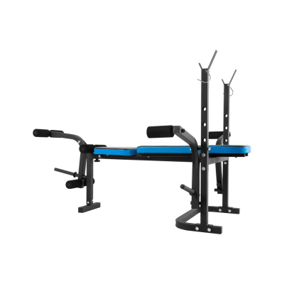 Stol për stërvitje Rebel Active RBA-2007, mban deri 220 kg, 3 pozicione rregullimi, zi me blu