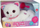 Lodër pelushi Gipsy Toys Cuty Bella Fashionista, mace interaktive, me drita dhe tinguj, e bardhë