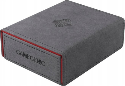 Kuti aksesorësh Gamegenic Token Keep, me magnet, me sistem CONVERTIBLE, gri e kuqe