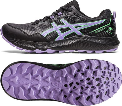 Atlete trail për vrapim ASICS Gel-Sonoma 7 për goca, me GEL, Amplifoam, të zeza me vjollcë