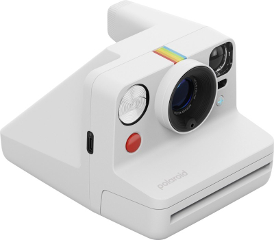 Kamerë instant Polaroid Now+ Generation 3, autofocus, lidhje me aplikacion, e bardhë