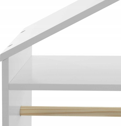 Dollap për kalamaj Atmosphera Wardrobe on Casters, 120cm, me rrota, dru