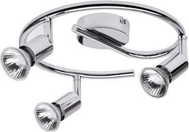 Спот светилки Norton 3 парчиња, Gu10 3x50W, IP20, хром