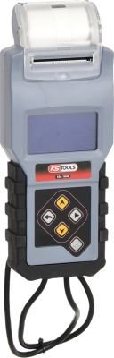 Анализатор на батерија KS Tools 550.1646, систем за полнење и стартување 12V, со интегриран печатар