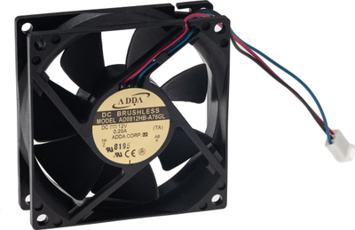 Ventilator ftohës Mitel 470 Controller, motor DC pa furça, pjesë zëvendësuese, ngjyrë e zezë