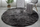 Tapet Strado Round Ombre Shaggy, 180x180 cm, poliester, gri e errët