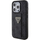 Kapak telefoni Guess Grip Stand 4G Triangle Strass, për iPhone 15 Pro 6.1", i zi