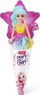 Kukull ZURU Sparkle Girlz Mini Pop, në paketim si kornet akulloreje, me flokë dhe fustan shumëngjyrësh