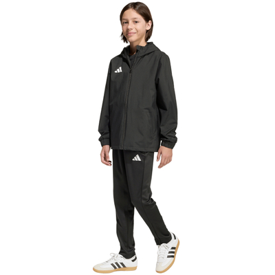 Jaka për fëmijë Adidas Entrada 22 All Weather Jr IK4013, e papërshkueshme nga uji, poliestër i ricikluar, e kuqe