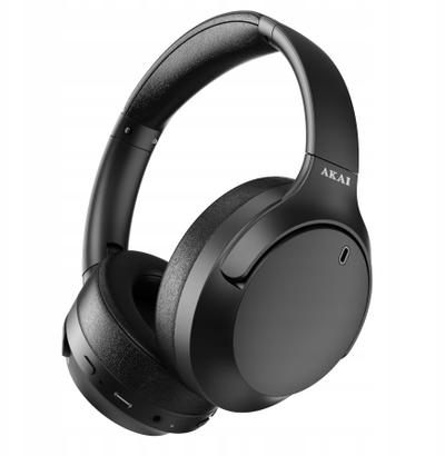 Kufje mbi vesh Akai BTH-P200ANC, Wireless Bluetooth, ANC, të zeza