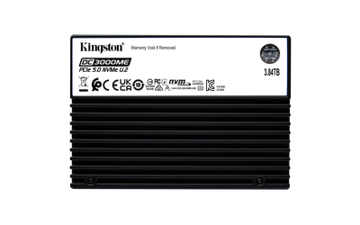 SSD serverik Kingston DC3000ME, 3.84TB, U.2 NVMe 5.0, 256 bit AES