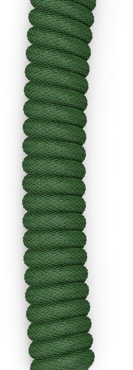 Извиткан кабел за тастатура Glorious Coiled Keyboard Cable, USB C, Forest Green