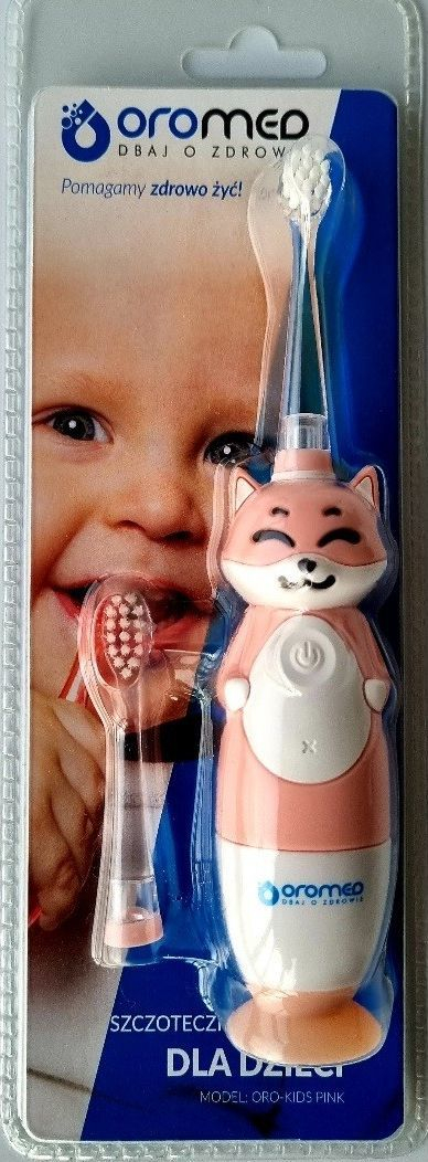 Brushë elektrike dhëmbësh për fëmijë Oromed Oro-Kids, rozë