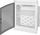 Kabinet multimedia Elektro-Plast Elegant RP 2X12, 24 module, IP40, i bardhë