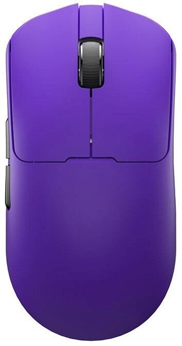Maus gaming Leobog GM3, wireless 2.4G edhe me kabllo, me bazë karikimi, ngjyrë lejla