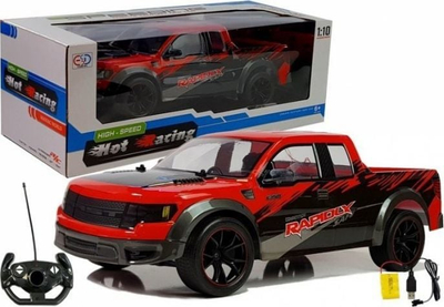Makina me telekomandë Hot Racing Rapidx 1:10, 2WD On Road, e kuqe