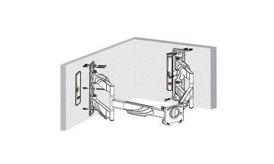 Mbajtës muri për TV Art AR-85, 32-70", 45 kg, i zi